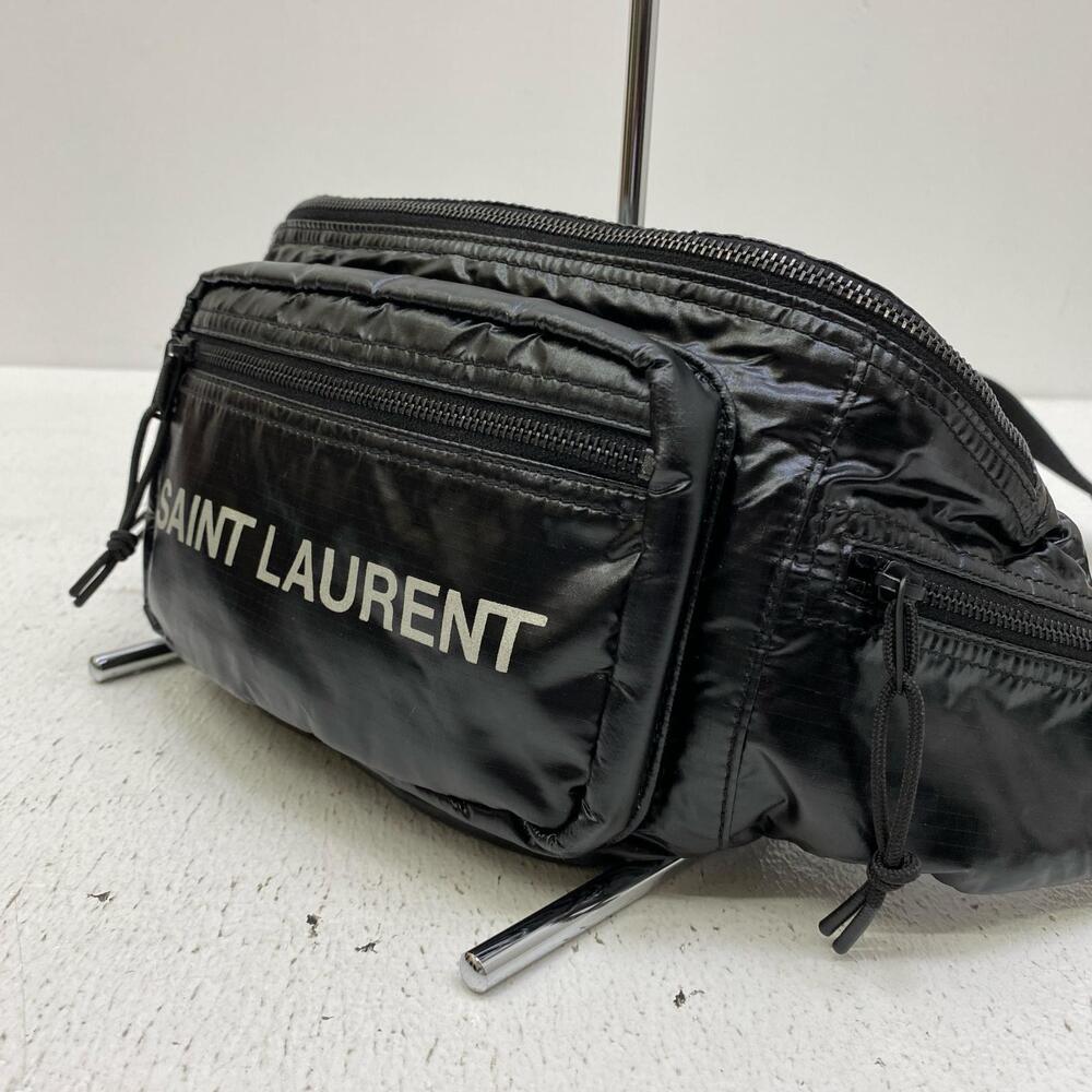 Saint Laurent Nuxx Body Crossbody Bag Leather Black